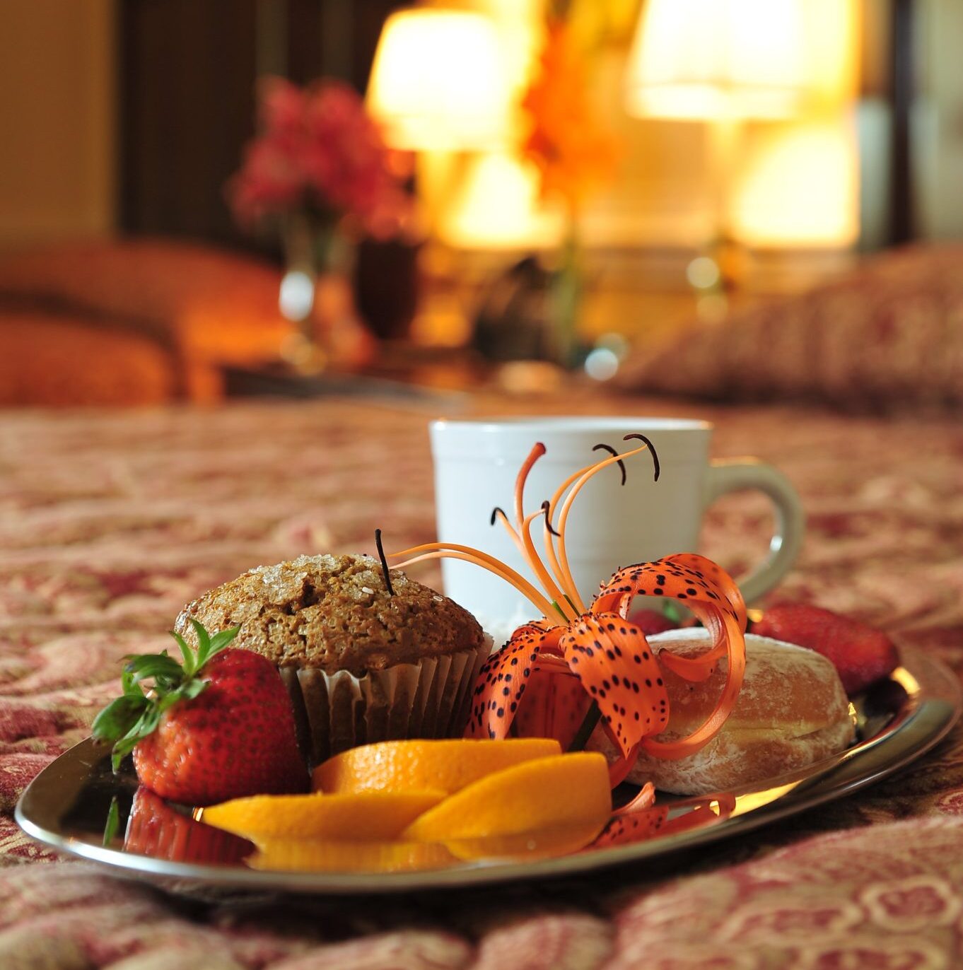 Welcome amenities for lodging guests