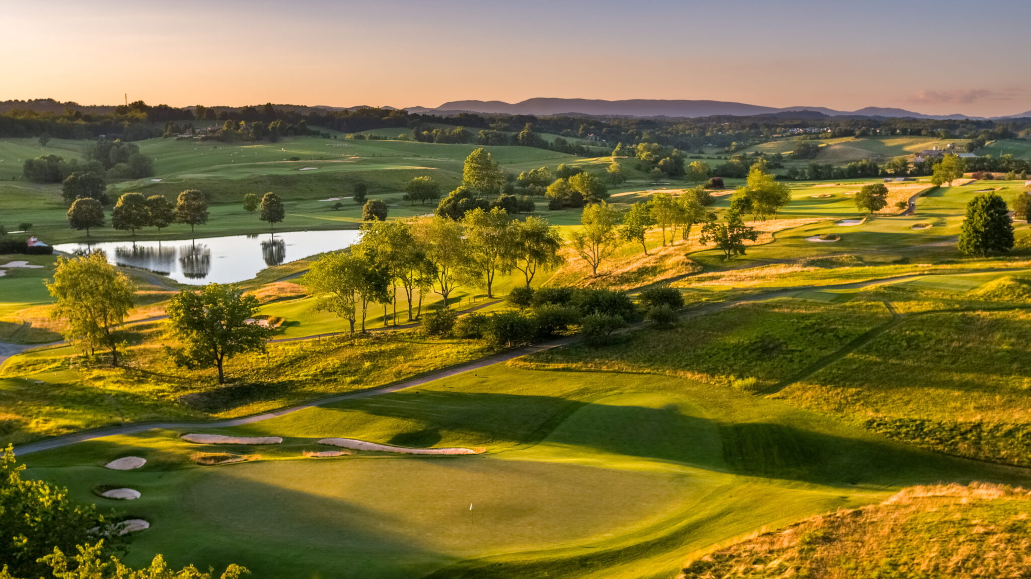 The golf course at The Olde Farm